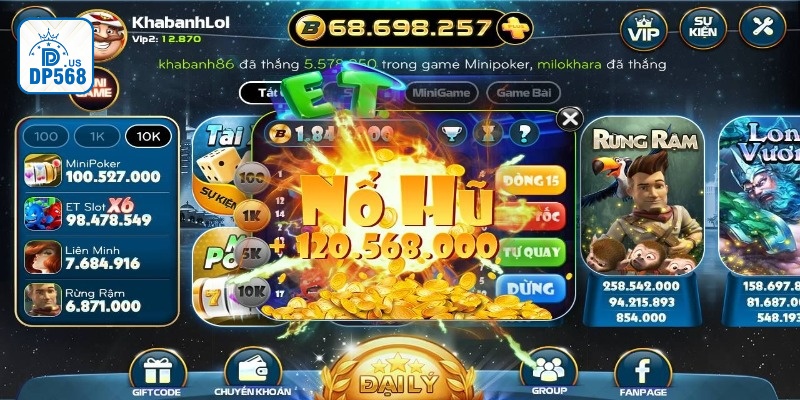 Những đặc điểm đánh giá nhà cái nổ hũ